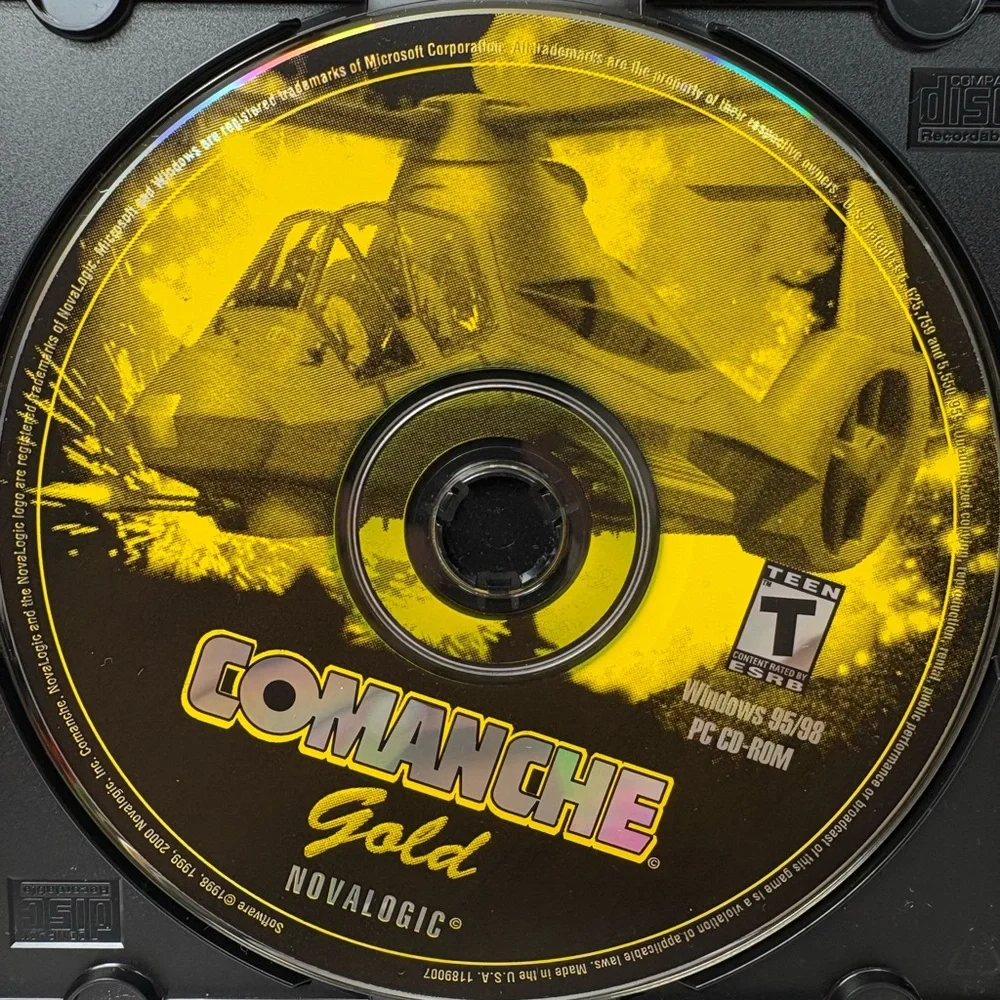 Comanche Gold PC CD Rom Novalogic 1998 RARE - Vintage Video Game
